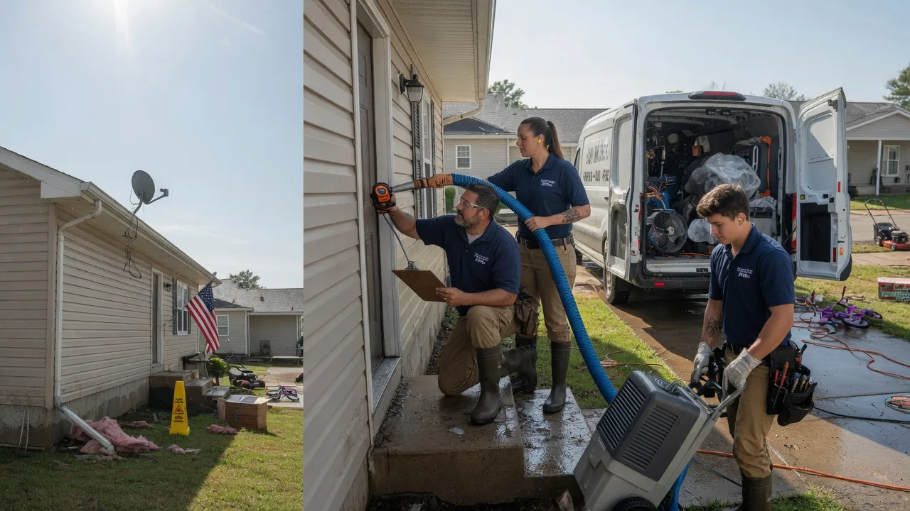 Ceiling Water Damage Restoration in Paoli, OK near me